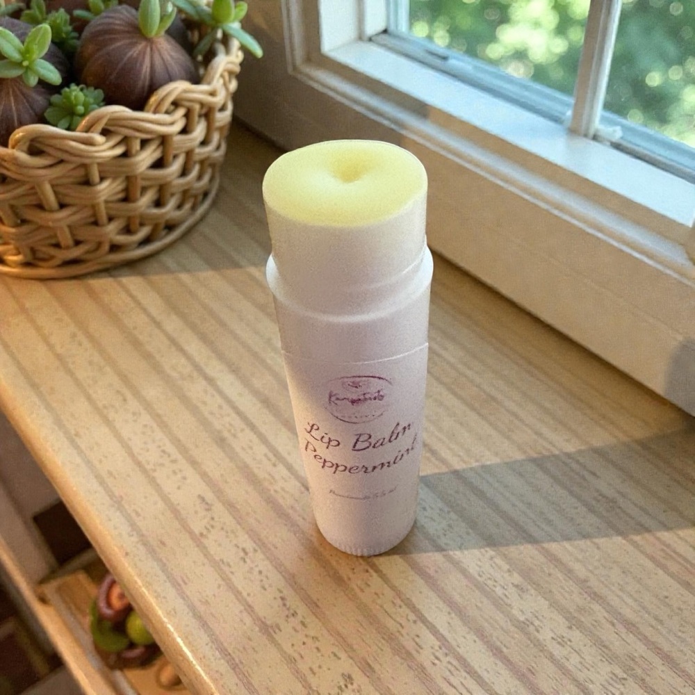 Lip balm (3) handmade peppermint - Picture 2 of 3